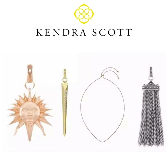 Kendra Scott Sun & Tassel Charm Necklace Set